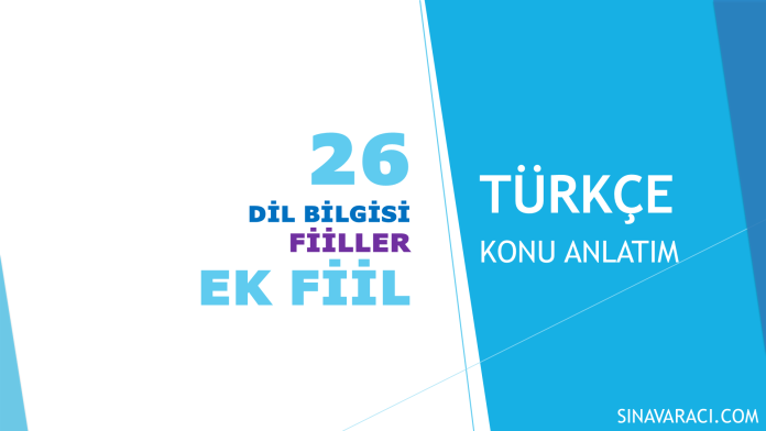 Ek Fiil | KPSS Türkçe Dil Bilgisi KPSS Türkçe ek fiil konu anlatımı kapak görseli