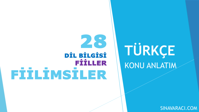 Fiilimsiler | KPSS Türkçe Dil Bilgisi KPSS Türkçe fiilimsiler konu anlatımı kapak görseli