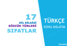 SIFATLAR Sıfatlar KPSS Türkçe konu anlatımı kapağı