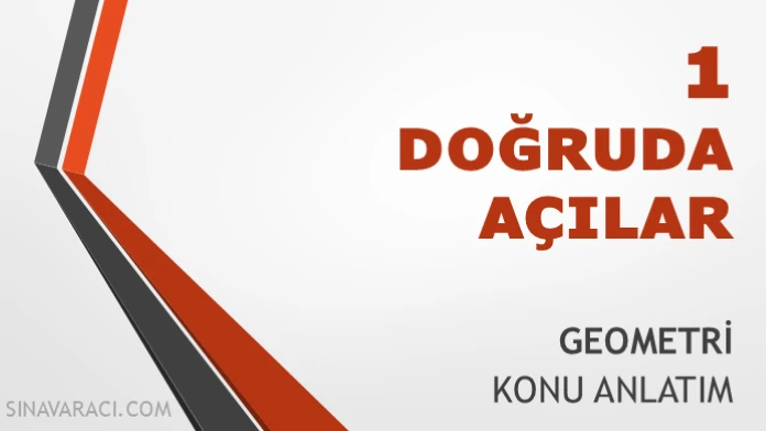 TYT Doğruda Açılar Kapak Görseli TYT doğruda açılar konu anlatımı kapak görseli