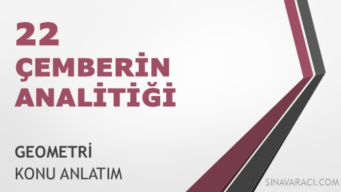 AYT çemberin analitiği konu anlatımı kapağı