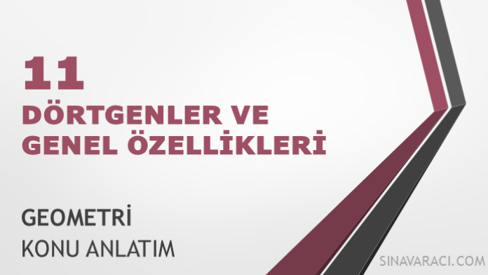 AYT dörtgenler ve genel özellikleri geometri konu anlatımı kapağı
