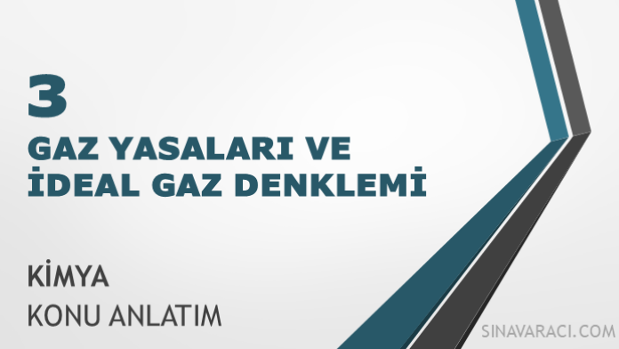AYT Gaz Yasaları ve İdeal Gaz Denklemi AYT gaz yasaları ve ideal gaz denklemi Kimya konu anlatımı kapağı
