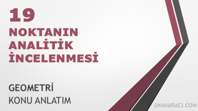 AYT Noktanın Analitik İncelenmesi konu anlatımı kapağı