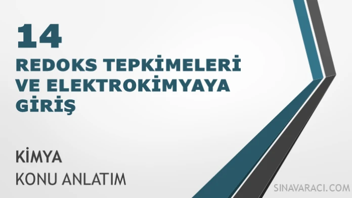 AYT redoks tepkimeleri ve elektrokimyaya giriş kimya konu anlatımı kapak görseli