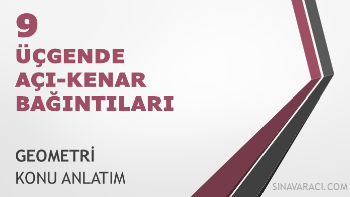 AYT üçgende açı-kenar bağıntıları geometri konu anlatımı kapağı