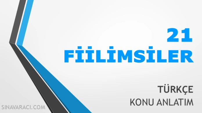 Fiilimsiler TYT Türkçe Konu Anlatımı TYT Türkçe fiilimsiler konu anlatımı kapağı