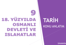 18. YÜZYILDA OSMANLI DEVLETİ VE ISLAHATLAR 18. Yüzyılda Osmanlı Devleti ve Islahatlar KPSS Tarih konu anlatımı kapak görseli