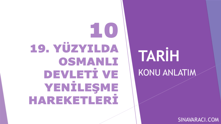 19. Yüzyılda Osmanlı Devleti ve Yenileşme Hareketleri KPSS Tarih konu anlatımı kapak görseli