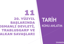 20. YÜZYIL BAŞLARINDA OSMANLI DEVLETİ, TRABLUSGARP VE BALKAN SAVAŞLARI 20. Yüzyıl Başlarında Osmanlı Devleti, Trablusgarp ve Balkan Savaşları KPSS Tarih konu anlatımı kapak görseli