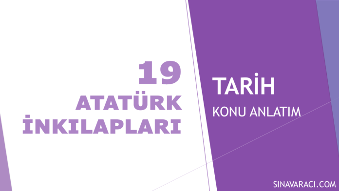 Atatürk İnkılapları KPSS Tarih konu anlatımı kapak görseli