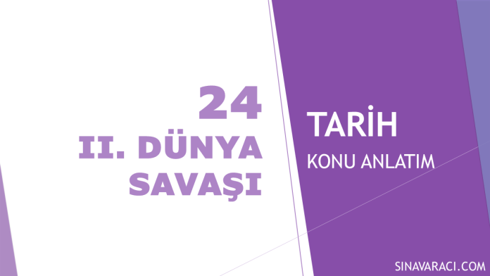 II. Dünya Savaşı KPSS Tarih konu anlatımı kapak görseli