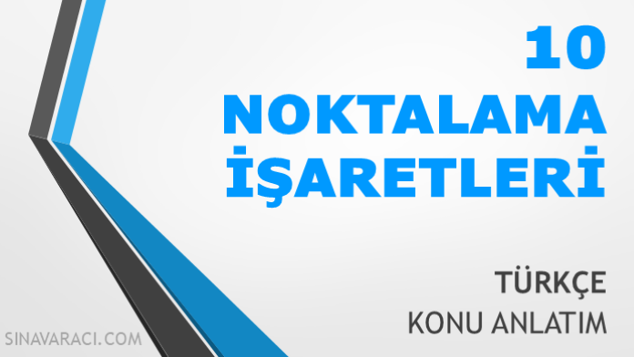 Noktalama İşaretleri TYT Türkçe Konu Anlatımı Noktalama İşaretleri TYT Türkçe konu anlatımı kapak görseli