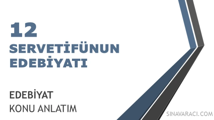 AYT Servetifünun Edebiyatı AYT Servetifünun Edebiyatı konu anlatımı kapağı