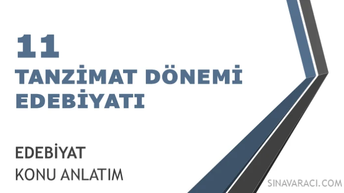 AYT Tanzimat Dönemi Edebiyatı Konu Anlatımı AYT Tanzimat Dönemi Edebiyatı konu anlatımı kapağı