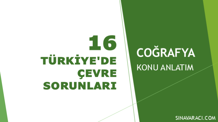 Türkiye'de Çevre Sorunları KPSS Türkiye'de çevre sorunları KPSS coğrafya konu anlatımı kapağı