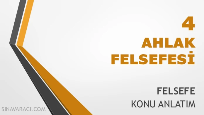 TYT Ahlak Felsefesi Konu Anlatımı TYT Felsefe ahlak felsefesi konu anlatımı kapağı