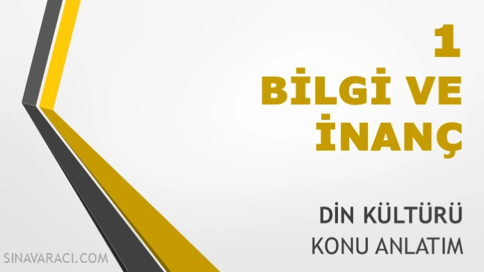 TYT Bilgi ve İnanç Din Kültürü Konu Anlatımı TYT Bilgi ve İnanç konu anlatımı kapak görseli