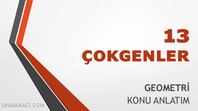 TYT Çokgenler Geometri Konu Anlatımı TYT çokgenler geometri konu anlatımı kapak görseli