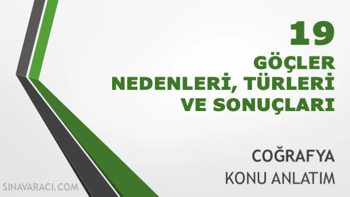 TYT Göçler Nedenleri Türleri ve Sonuçları Coğrafya Konu Anlatımı TYT göçler nedenleri türleri ve sonuçları coğrafya konu anlatımı kapağı