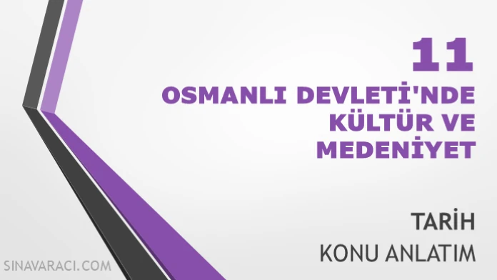 TYT Osmanlı Devleti'nde Kültür ve Medeniyet Konu Anlatımı TYT Osmanlı Devleti'nde Kültür ve Medeniyet konu anlatımı kapak görseli